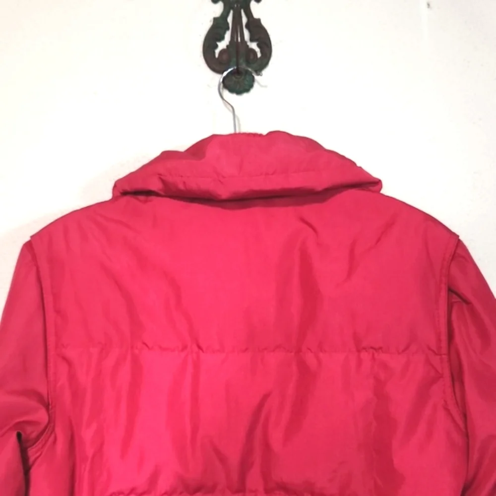 Serac Vintage Down Filled Puffer Ski Jacket Red Size 38 - Picture 5 of 12